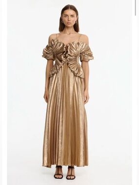 acler airlie midi dress Acler Airlie V-Neck Midi Dress